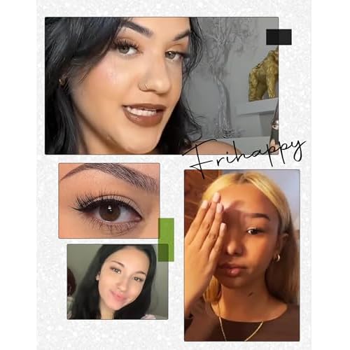 Eyelashes Lashes False Eyelashes Natural Eyelashes Wispy Lashes Mink Lashes False Eyelashes Natural 10 Pairs Frihappy Lashes DW8