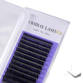 Ohiray Cashmere Lash Extensions,C CC D DD J B L Curl,Matte Black Classic Eyelashes Tray,Pesta?as Eyelash Extension Supplies for Lash Tech-(8-16mm-D-0.05)