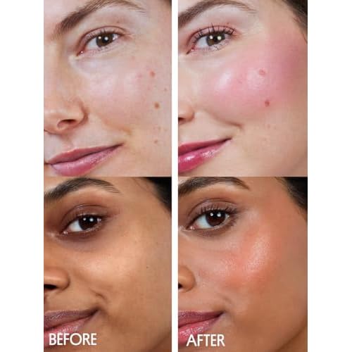 Winky Lux pH Cheeky Glaze Liquid Blush, Color Changing Dewy Flush, Buildable Tint, Hydrating with Vitamin E, pH Reactive for a Soft Natural Pink, Rosy Glow, Clean Beauty, Cruelty-Free, Vegan