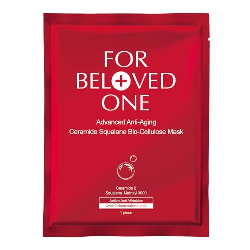 Advanced Anti-Aging Ceramide Squalane Bio-Cellulose Mask(Pack of 3)