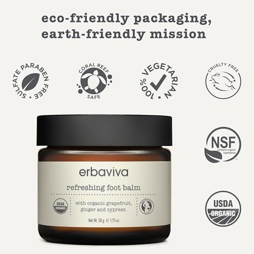 erbaviva Refreshing Foot Balm, 1.75 oz