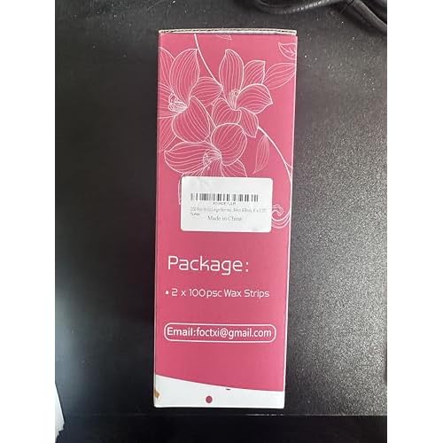 200 Wax Strips Large Non-woven, Use with Warm Soft Wax for Hair Removal, Waxing Strip Suitable for Legs, Arms, Bikini & Body, 8'' x 2.75''