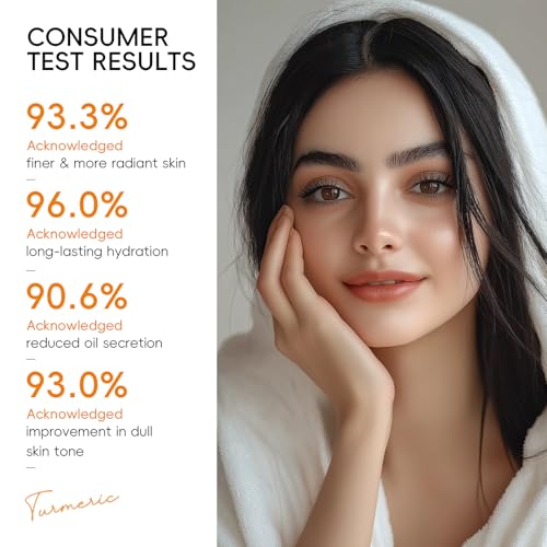 Skin Care Set, Turmeric Vitamin C Skincare Kits 5PCS - Beauty Facial Skin Care Routine Set Kit for Women, Dark Spot Remover for Face, Reduce Acne, Even Tone, Glow, Valentine's Day Birthday Gift
