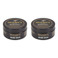 Woody's Beard Balm for Men - Facial Hair Conditioner & Beard Softener for Men, Leave-in Moisturizer, Beards Wax, 2 Oz, 2 Pack