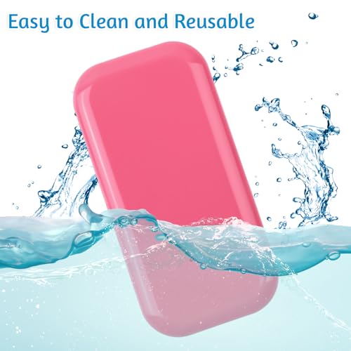 4PCS Silicone Lash Pads Reusable False Eyelash Holder Pallet for Eyelash Extensions Loose Lash Sticky Washable Grafting Gasket Pallet Tools for Women and Lash Extension Supplies Tools