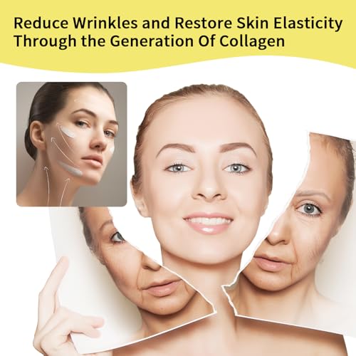 Collagen Skincare Set For Teen Girls, Anti Wrinkle & Repair Face Skin Care Gift Set With Face Cleanser, Serum, Face Cream, Eye Cream, 4 PCS Peptides Facial Kit Travel Size For Women.