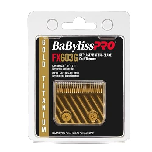 BaBylissPRO Replacement Clipper Tri-Blades for FX870, FX825, FX673 Clippers and most 2-hole blade systems