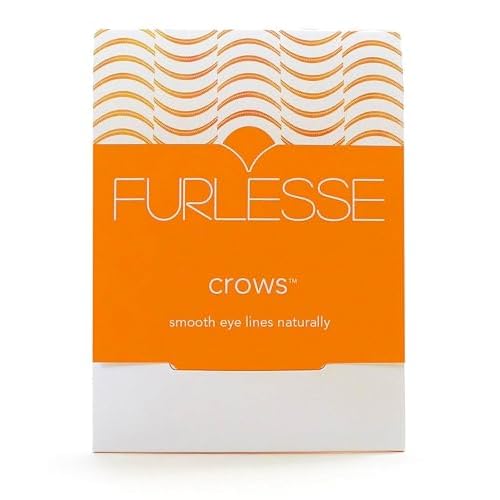 Furlesse Crows Wrinkle Patches, Overnight Eye Patches for Wrinkles and Crow¡¯s Feet Lines, Non-invasive Anti-Wrinkle Patches, Anti-aging Skincare, 60 Patches, 30-Day Use