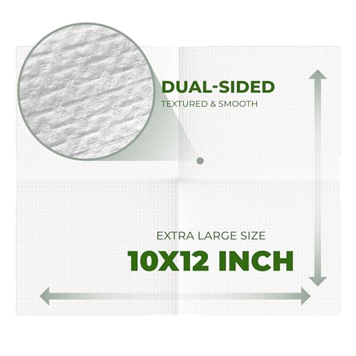 Clean Towels for Face XL, Disposable Ultrasoft Clean Skin Towels for All Skin Types, Makeup Remover & Facial Cleansing Wipes, Gentle On Skin, 50Ct