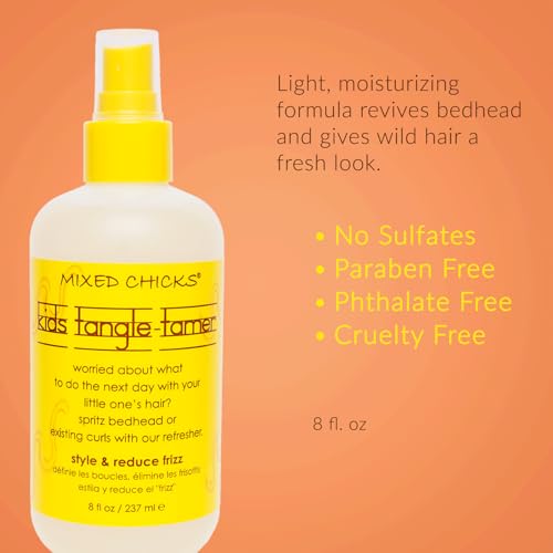 Mixed Chicks Kid's Quad Pack - Shampoo, Conditioner, Leave-in Conditioner, Tangle-Tamer, 8 fl.oz (Pack of 4)
