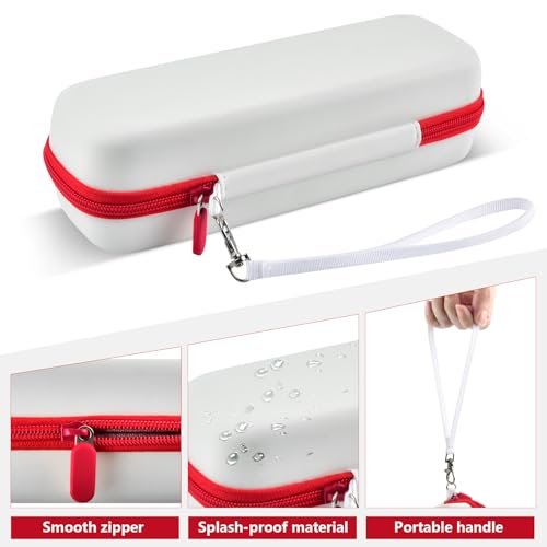 Travel Case for Andis Professional T-Outliner Beard & Hair Trimmer Fit Model GTO 04780/04710/04603/04775,Mens Hair Cutting Supplies Organizer Holder with Mesh Pocket for Accessories- Bag Only