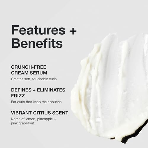 Paul Mitchell Twirl Around Cream Serum, Frizz Control, Touchable Hold, For Curly + Wavy Hair, 5.1 fl. oz