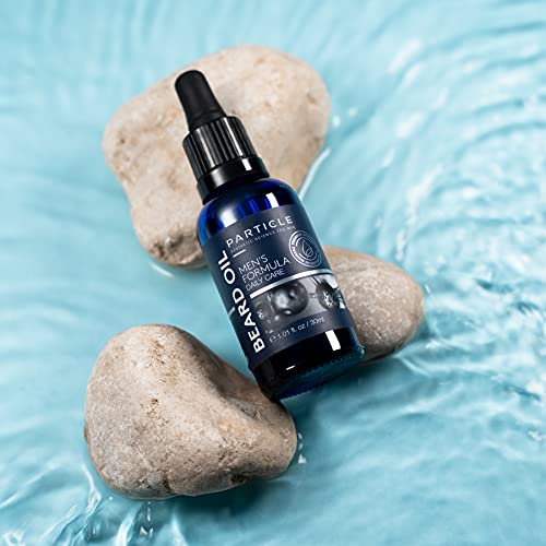 Particle Beard Oil - Soft and Itch-Free Formula with 6 Natural Oils, Argan Oil to Soften, Groom and Soothe Dry Skin (1 Oz)
