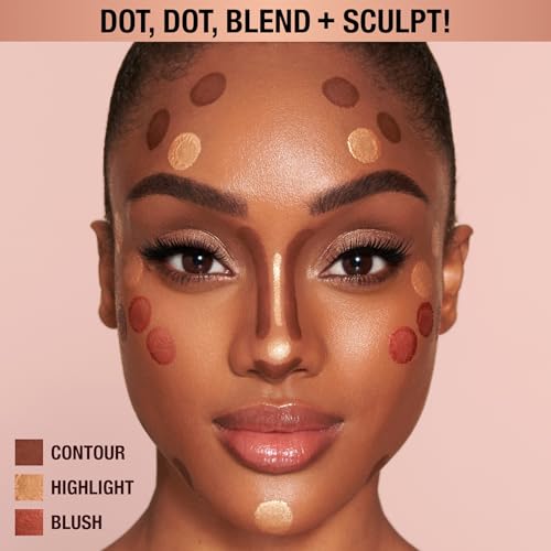 Charlotte Tilbury Hollywood Liquid Contour Wand - Easy-to-Use Contour Stick & Liquid Bronzer for Sculpting & Shaping - Leaves a Natural-Looking Sculpted Finish