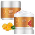 Facial Depilatory Cream, Orange Hair Remover Cream for Upper Lip and Chin for Women Face Hair Remover for Sensitive Skin Gentle and Non-Irritating (2PCS)