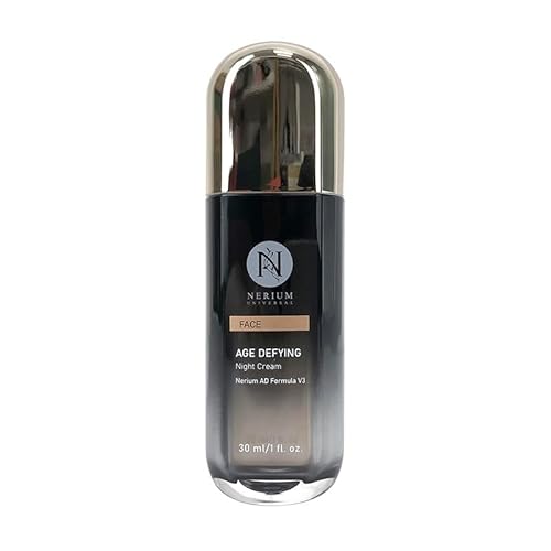 Nerium Night Cream ? Peptide & Collagen Hydrating Face Moisturizer with Aloe, Jojoba & Vitamin E, Overnight Firming & Smoothing, 1 fl oz
