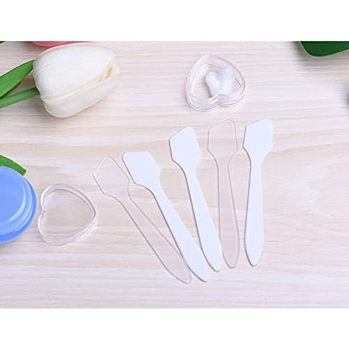 Reusable Mini Make-up Spatulas, 100 pieces,Violet.