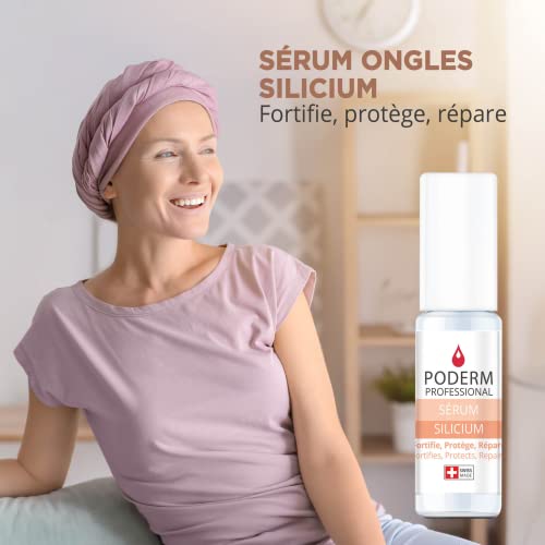 PODERM ? NAIL STRENGTHENER FOR DAMAGED NAILS ? 100% Natural Ingredients ? VEGAN - Professional Nail Care : Fortifies, Protects, and Repairs Weak Nails - Nail Strengthener and Protector ? Swiss Made