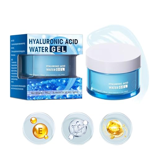 Hydro Boost Hyaluronic Acid Moisturizing Water Gel, Face Moisturizer For Oil Skin, Hyaluronic Acid Formula Combined With Water,Lightweight and Long-lasting Hydration-1.76Oz (Water Gel)