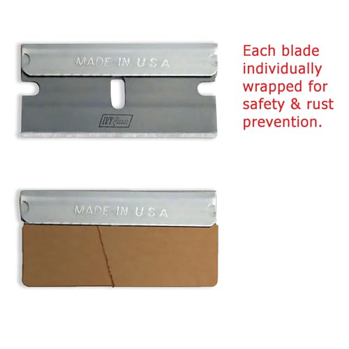 IVY Classic 11182 Single-Edge Razor Blades, USA, 100 Pack