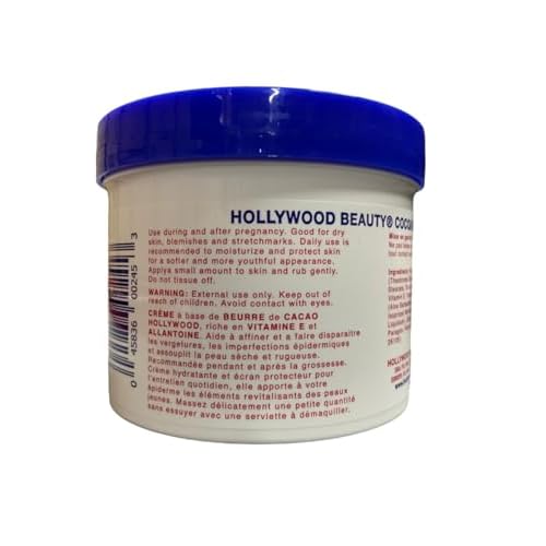 Hollywood Beauty Skin Creme Cocoa Butter, 25 oz (Pack of 3)