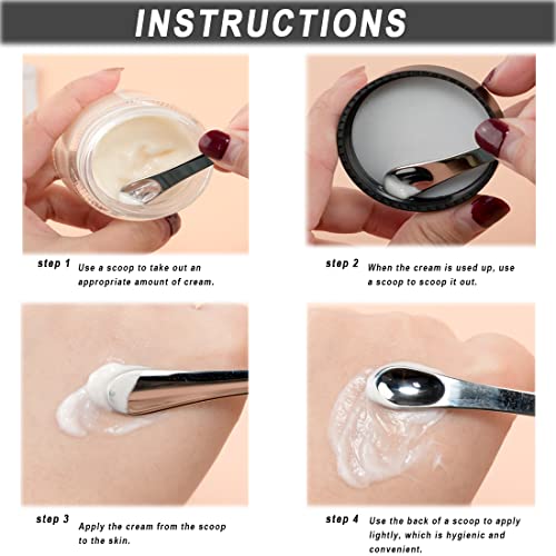9 Pack Metal Cosmetic Skincare Spatula, Makeup Beauty Scoop, Mini Mask Facial Reusable Spoon, Mixing Stick Applicator for Facial Cosmetic, Cream, Lotions, Moisturizer (Rose Gold, Gold, Silver)