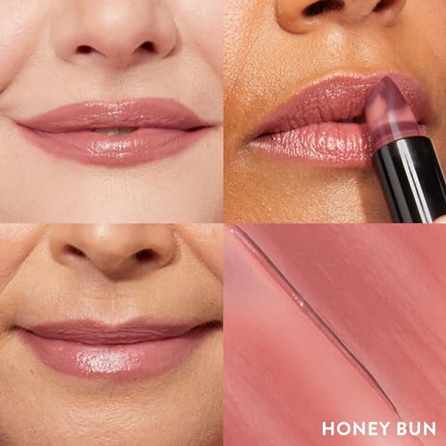 LAURA GELLER NEW YORK Italian Marble Sheer Lipstick, Honey Bun + Modern Classic Invisible Lip Liner, Radiant Rose