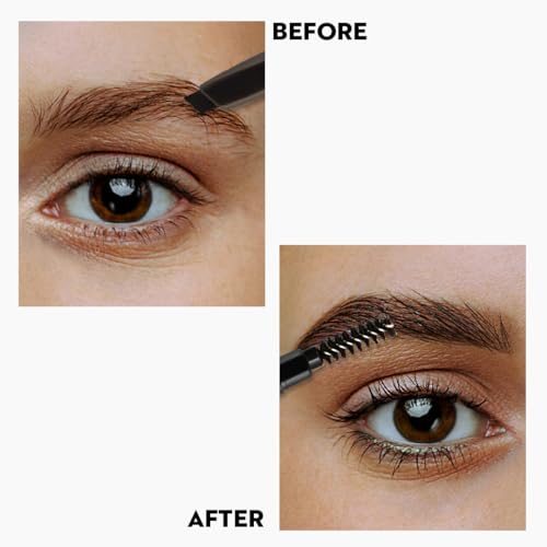 SUGAR Cosmetics Arch Arrival Brow Definer with Spoolie Lasts Upto 12hrs Pigmented Eyebrow Pencil Long Lasting & Natural Finish 3.5gm 1 count (Pack of 1) 02 Taupe Tom (Grey Brown)