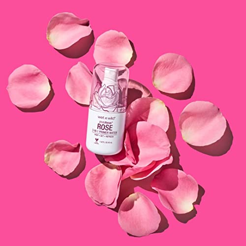 wet n wild Prime Focus Primer Serum for Face & Photo Focus Primer Water Rose Addiction Bundle, 1.52 Ounces