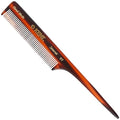 Kent 8T Rat Tail Combs Teasing Comb for Hair Styling and Sectioning, Handmade Fine Tooth Comb Parting Combs for Braiding Hair and Styling for Women, Saw Cut and Hand Polished, Made in England
