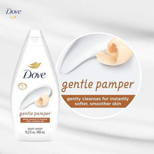 Dove Body Wash, Gentle Pamper 2-Pack ? Soothing Moisturizing Cleanser for Soft Skin, 15.22 Oz Ea