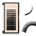 Classic Volume Lash Extension, 0.15 D Curl 8-15mm Mixed Eyelash Extension Lash Trays, Super Matt Black Individual Lash Extensions for Professional Salon Use