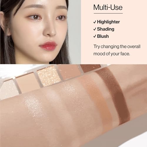 UNLEASHIA] Mood Shower Face Palette (No.3 Nude Shower)