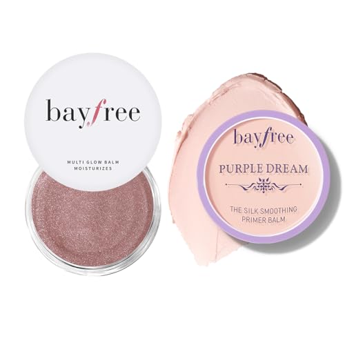 bayfree Cream Blush for Cheeks, Face Makeup, Radiant Finish, Hydrating, Blendable Color & Silk Smoothing Primer Balm for Smooth & Flawless Skin, Long Lasting, Soft Texture, Matte Finish