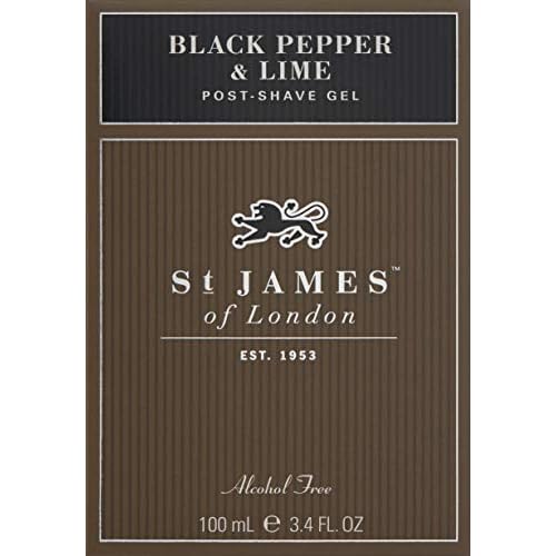 St James of London Black Pepper & Lime Post Shave Gel, 3.4 oz
