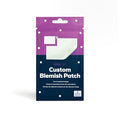 Hanhoo Custom Blemish Patch | Large Hydrocolloid Patches | for Face and Body Acne and Blemish Clusters | Customizable Pimple Patch Sheets | Cruelty-Free & Vegan | 2 Patch Sheet Count