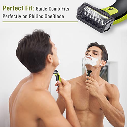 Norelco O blade Shaver Guide Combs Fits for Hair Guards 0.5/1/1.5/2/2.5/3/3.5/4//4.5/5/7/9 MM 17 Pcs for QP2520 QP2530 QP2630 QP2620 QP2521 QP2522 QP6510
