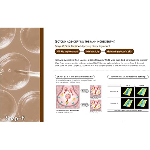 BOTONIX Natural Age Defying Cream 24K Gold and 8 Peptides Face Lifting and Firming Bundled with 1 Pack Oil Absorbing Blotting Paper