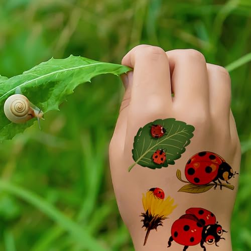 340 Ladybug Temporary Tattoos Stickers Birthday Party Favors Decorations Tattoo