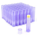 50 Pcs 5.5g Twist-up Lip Balm Tubes,Empty Plastic Lip Gloss Balm Containers Rotatable Deodorant Containers for DIY Homemade Lipsticks, Chapsticks and Homemade Solid Perfume,Purple