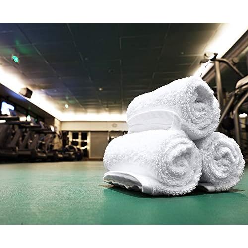 Utopia Towels 60 Pack Cotton Washcloths Set, 100% Ring Spun Cotton, Premium Flannel Face Cloths, Highly Absorbent and Soft Feel Fingertip Towels, White