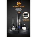 My Perfect Goatee¢ç? 13-in-1 Mens Grooming Kit - LED Display Beard Trimming Kit with Travel Bag, Charging Stand, & More - Waterproof, Cordless Electric Trimmer for Nose, Body, & More ? Ideal Gift Set