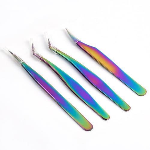 50 Pieces Tweezer Protector Soft Silicone Tweezers Protector Cap Tweezer Tip Covers Tweezers Point Protectors Tweezer Protective Cover, Transparent