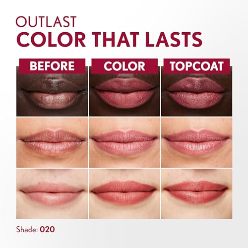 COVERGIRL Outlast All-Day 020 Admire & 010 Sugey Girl 24-Hour Lip Color Bundle