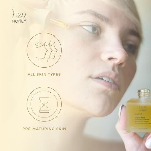 Hey Honey Vitamin C A E Serum Anti Aging Wrinkles Dark Spots Brightening Glow Clean Beauty 1 Oz