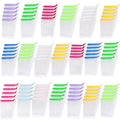 INVODA 100PCS Soap Net Bag 100 Pieces Double Layer Drawstring Mesh Soft Bath Soap Handmade Soap Net for Facial Body Exfoliation Cleaning Tool (Random Color)