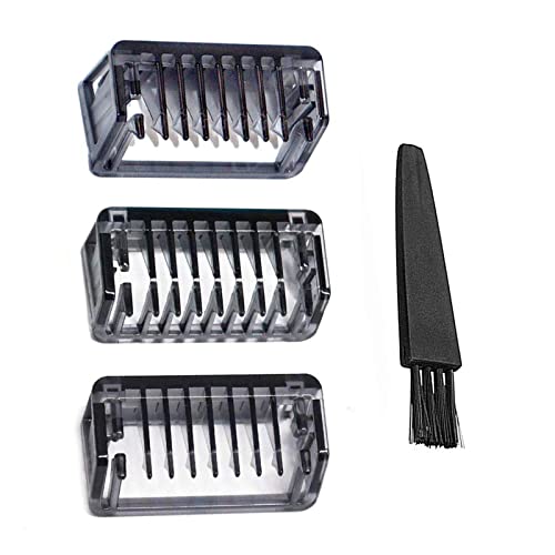 INVODA 2PCS Shaver Replacement Heads Compatible with Micro Touches Solo Trimmer Bundle with 3 Hair Guards Combs