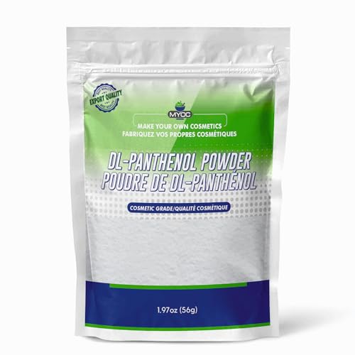 DL-Panthenol Powder (56 g / 1.97 oz) - Cosmetic Grade for DIY Skin Hair & Beauty Formulations