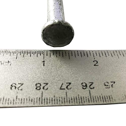 120d - Galvanized Spike nail - Outdoor rust resistant nail, great for landscaping ties (10)