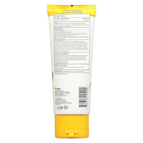 Alba Botanica Sunscreen for Face and Body, Sport Mineral Sunscreen Lotion, Broad Spectrum SPF 45, Water Resistant and Fragrance-Free, 4 fl. oz. Tube (Pack of 4)
